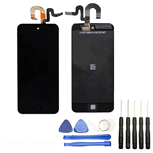 Visiodirect® Ecran Complet: Vitre + LCD sur châssis Compatible avec iPod Touch 5 Noir+ Kit Outils