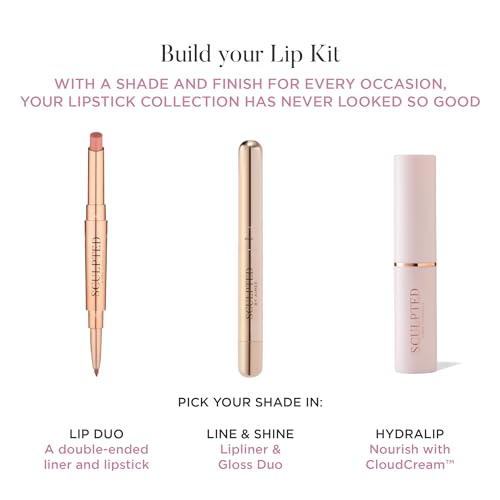 Lip Duo 2-in-1 Lipstick & Liner from Sculpted by Aimee (Blush Blend) - Travel-Friendly, Double-Ended Lip Duo to Sculpt, Shape & Colour Lips - Image 7