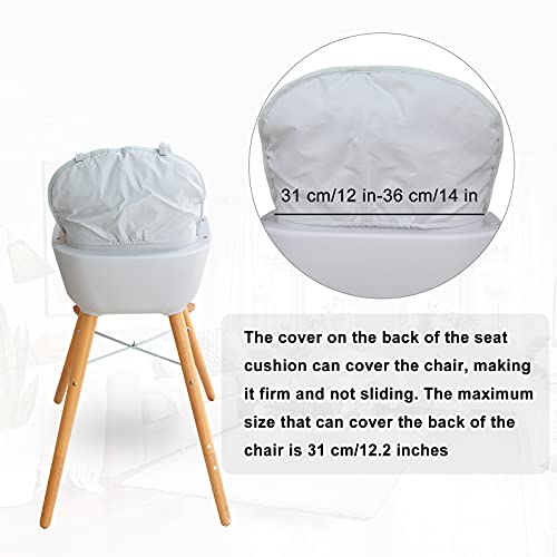 High Chair Pad, High Chair Cushion, High Chair Cover Pad, Safe and Comfort, Soft and Breathable, Cute Pattern, Baby Sits More Comfortable（Green Animal Pattern） - Thumbnail 6