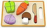 Con este set se pueden los diferentes verduras cortado y portioniert