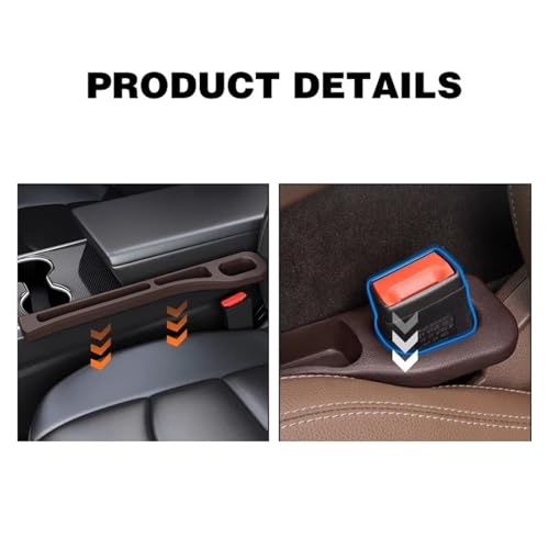Relleno for asientos de coche con bloqueo anticaída compatible con Corolla y Camry 4