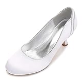 Un paio di scarpe eleganti per le donne, slip-on permette di mettere e togliere le scarpe direttamente e facilmente, e la punta chiusa rotonda mostra la sensualità e l'eleganza delle signore