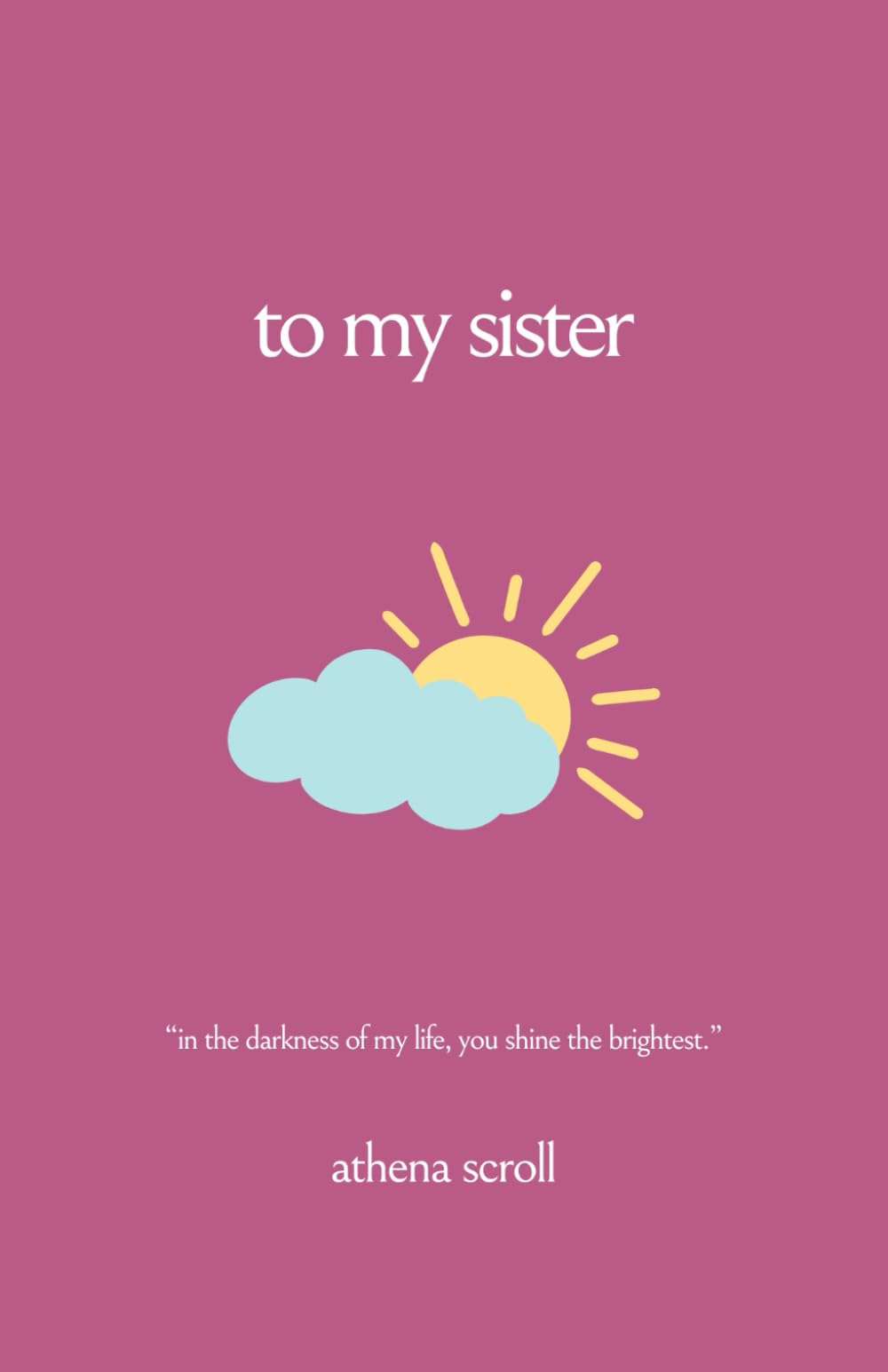 To my sister: The relationship book (appreciating our family)
