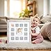 Kate & Milo My First Year Frame, Newborn To First Birthday Photo Frame, Baby Keepsake Nursery Frame, Rustic Wood