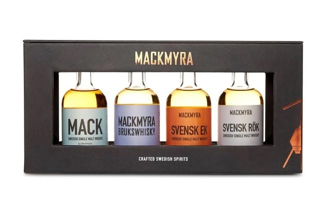 4x 5cl - Mackmyra - CLASSIC-Set - Whisky-Miniaturen - Swedish Single Malt Whisky - Schweden