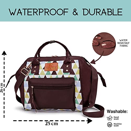 Image of VISMIINTREND Mini Diaper Bag for Baby | Small Nappy Bags for Mother | Maternity Travel Handbag | Hospital Bags for Mom | Baby Shower Gift for Mom | Gifts for New Born Baby Boy Girl