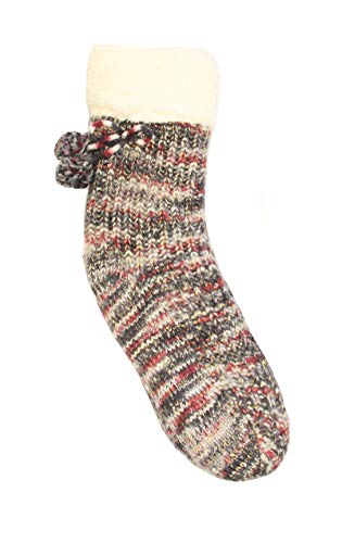 Chaussettes mocassins Fair Isle de qualité supérieure tricotées avec finitions soignées