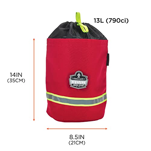 Ergodyne - 13080 Arsenal 5080 Fireman's SCBA Respirator Firefighter Mask Bag for Air Pack Red