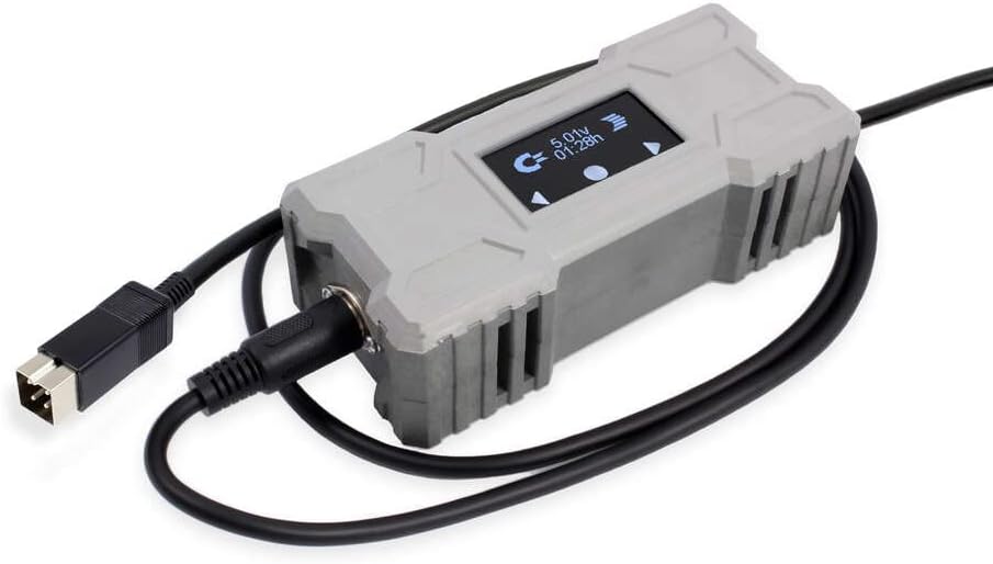 RetroPower PSU Commodore Plus/4 OLED Digital International – Replacement Power Supply for Commodore Plus/4, OLED Display, Touch Sensor, EU/UK/AU Plug