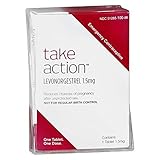 Take Action Emergency Contraceptive *Compare to Plan B* Levonorgestrel 1.5 mg 2 Pack = 2 Tablets