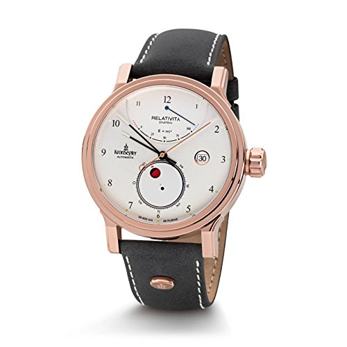 Kronsegler Reloj automático Relativity de Einstein, dorado rosado y...