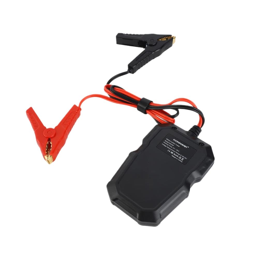 Probador de carga de coche de 12V, Analizador de alternador automotriz profesional, prueba de voltaje de forma de onda Compatible con coche, barco y motocicleta