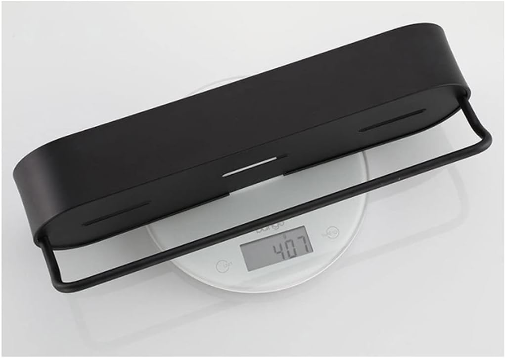 Bathroom Shelf Rack Kitchen Wall Shelves Bath Towel Holder Black Shower Storage Basket Organizer Accessories