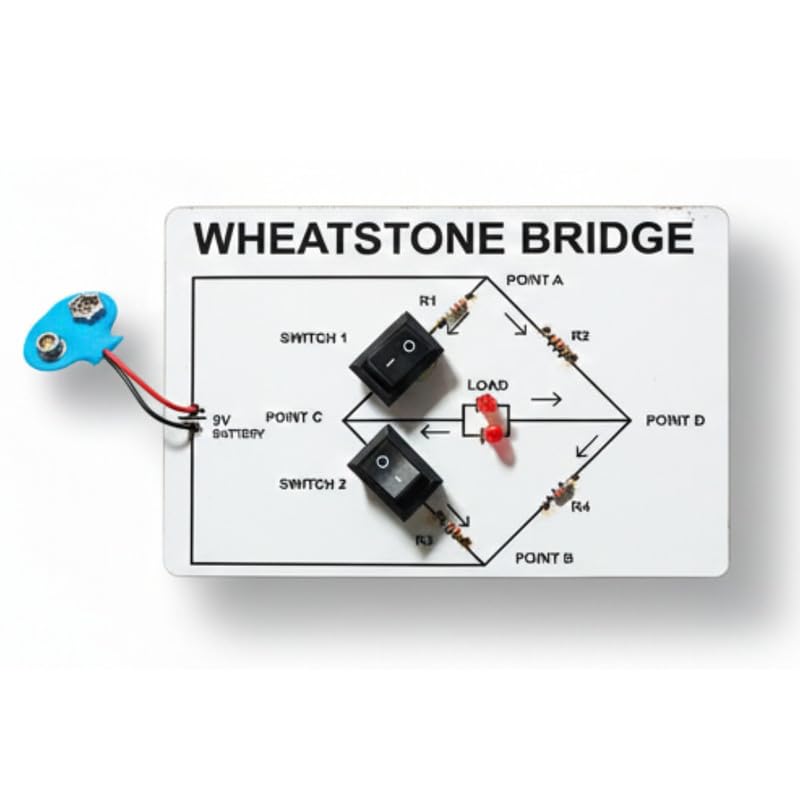 Wheatstone Bridge Working Model for Class 12 Physics Science Project – STEM Learning Kit, Practical Electronics Experiment-image-15