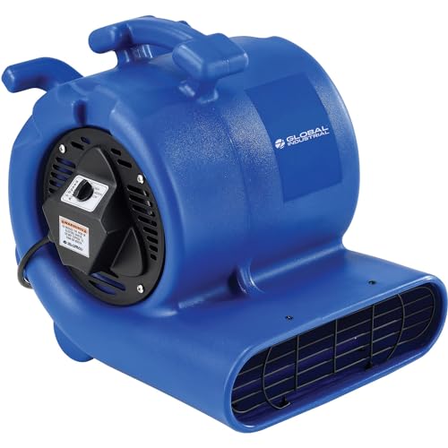 Global Industrial Floor Dryer, 3 Speed, 3/4 HP, 2800 CFM
