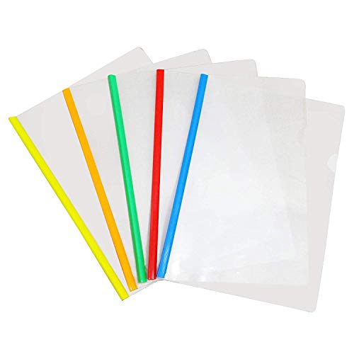 BANSURI ARISTOCRATIC Transparent A4 Paper Report Sliding Bar Cover Strip File/Stick File/Report Cover/Folder for/School/College/Office/Project/Presentation/Multipurpose (12 PACK) BANSURI ARISTOCRATIC Transparent A4 Paper Report Sliding Bar Cover Strip File/Stick File/Report Cover/Folder for/School/College/Office/Project/Presentation/Multipurpose (12 PACK)