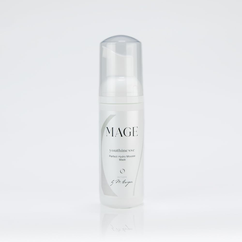 MAGE Perfect Hydro Mousse Mask, Masque de luxe, Soin Visage intensif, Masque en mousse pour plus de vitalité, raffermissement, régénération de la peau, végétalien, fabriqué en Allemagne