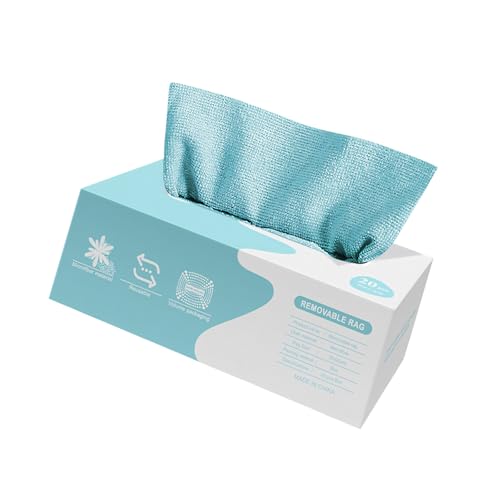 Hsyzygian Paños de limpieza de microfibra suave, seguros para superficies frágiles, tareas diarias del hogar, cocina, paño de limpieza absorbente de aceite, 20 unidades