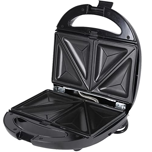 Melissa Sandwichera 3 en 1 - Tostadora de sándwich - Gofrera - Parrilla de contacto - Antiadherente y apto para lavavajillas - Pies antideslizantes - Luz indicadora - 850 W - Negro - imagen 4