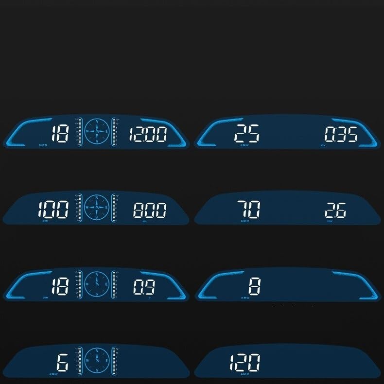 Universal Car HUD Speed Display