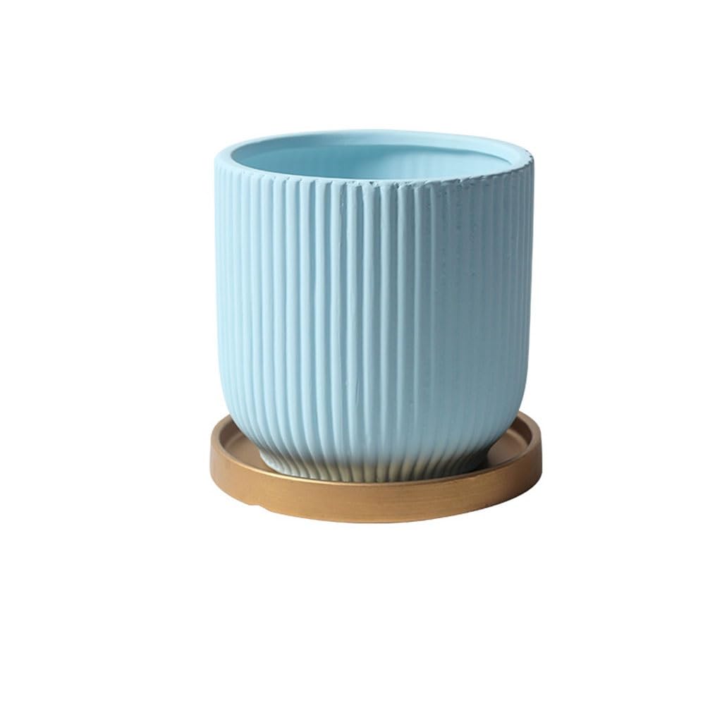 Pots de fleurs de décoration maison style frais et épuré en ciment
