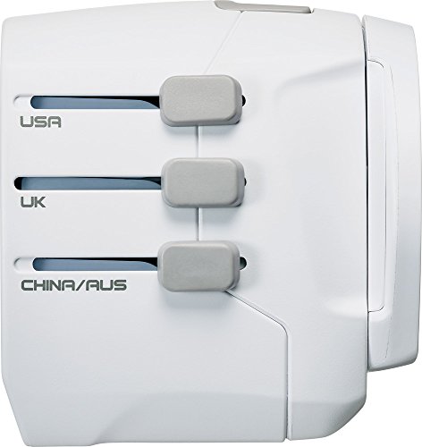Go Travel Worldwide Grounded Adaptor Plus Usb, White #TOP5