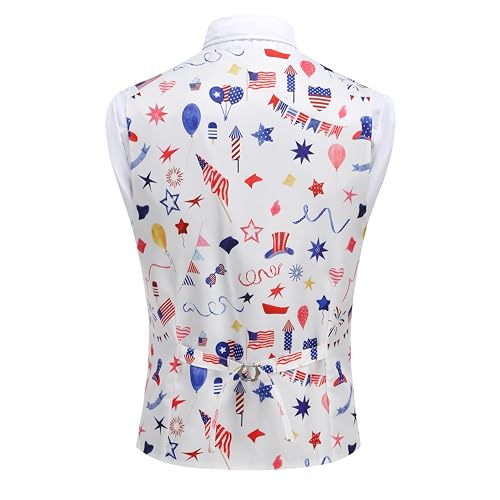 Colorful House Men Christmas Costume Outfit Adult Tuxedo Vest and Bow Tie Festival Celebration Dress Up2