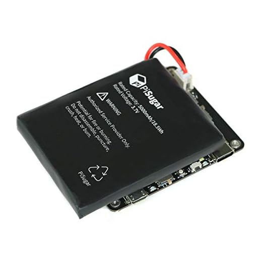 Pisugar 2 Plus Portable 5000 mAh UPS Lithium Battery Power Module Platform for Every Raspberry Pi 3B/3B+/4B Model Accessories (Not Include Raspberry Pi)