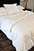 Natural Comfort Soft and Luxurious 300TC Sateen White Down Alternative Duvet Insert, King