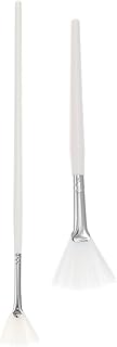 TEHAUX 2pcs Facial Mask Applicator Brush Fan-...
