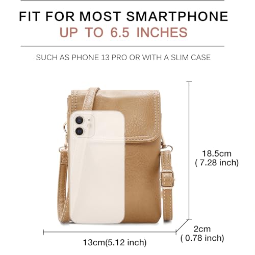 Image of FOXLOVER Quilted Crossbody Bags for Women Vegan Leather Boho Purses Shoulder Handbags with Tassel