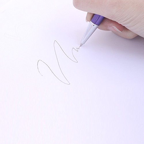 Crystal Ballpoint Pen Filled With Swarovski Crystal Elements (Dangling Charm, Light Purple) #TOP4