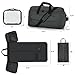 Vagtiivo Convertible Garment Duffel Bag for Travel, Carry on Garment Duffle Bags with Toiletry Bag & Shoe Bag for Women Men, 2 in 1 Hanging Suitcase Suit Weekender Bags 3pcs Set