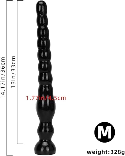 Miniatura 2 de Cuentas anales largas para el punto G vaginal, consolador de estimulación profunda con base de ventosa Stong, punto G vaginal, consolador de