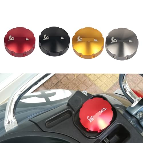Bouchon d'essence contre les fuites de carburant Vespa Piaggio couvercle étanche en aluminium
