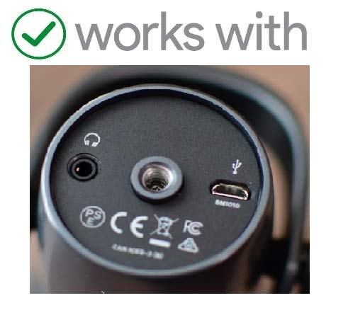 10Ft Long Usb Cable Cord Wire For Blue Yeti X Professional Condenser And Blue Yeti Nano Usb Microphone (Not For Other Blue Yeti Models, Please See Product Pictures Before Buying) #TOP1