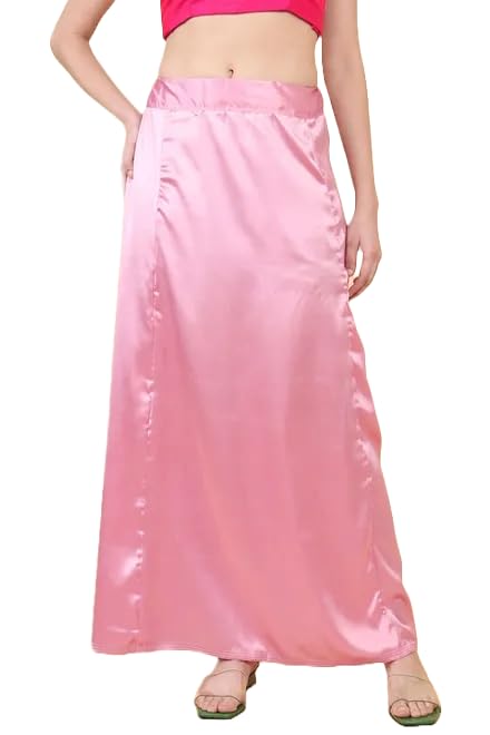 Satin Petticoat for Women | Saree Petticoat | Underskirt Satin Petticoat Saree Petticoat for Women Free Size