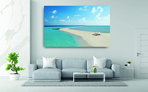 Sur Toile Haute Qualité Art Moderne Magnifique Ocean Toile 60x40