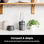 Ninja BN300C, Personal Nutri-Blender With Ice-Crushing Technology, Black/Silver, 700W - Image 7