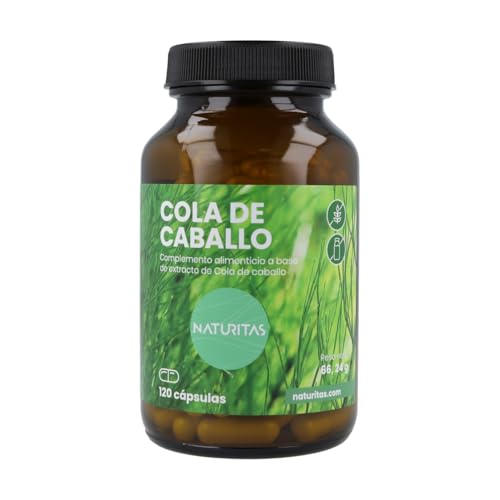 Cola de Caballo 120 Cápsulas Naturitas Essentials | Diurético y purificador | Complemento alimenticio | Sin gluten y sin lactosa
