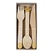 Meri Meri Wooden Cutlery Set, 24 Pieces (Gold)