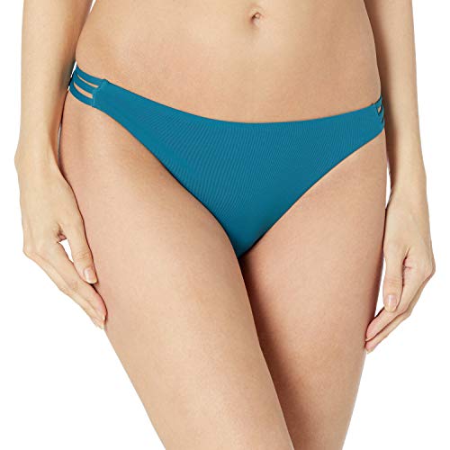 Roxy Junior's Solid Beach Classics Full Bikini Bottom, Ink Blue, XL