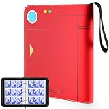 tombert 9-Pocket 720 Cards TCG Binder Compatible with PTCG, Sleeves Card Carrying Case for Baseball