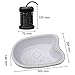 Vitaciti Portable Ionic Detox Foot Bath Machine, Ionic Detox Feet Spa Chi Cleanse with Professional Tub Basin, Two Arrays, Birthday Gift for Parents，Foot Spa Bath for Home Use