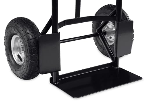 Foto von Stagecaptain Carryboy Sackkarre - 200 kg belastbar - Transportkarre für Umzug oder Getränkekisten - Robuster Stahlrahmen und Luftreifen mit 26 cm Ø - Handwagen mit Sicherheits-Haltegriffen - Schwarz