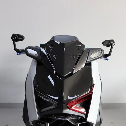 Déflecteur de pare-brise moto pour X-MAX 300 2023-2025 | Carénage noir bulle