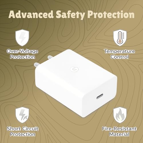 Image of Umake 30W Original C-Type Power Fast Adapter Compatible with Google 10 /10 Pro /9A /9 Pro XL /9 Pro /8 Pro /8 /8a /7 Pro /7A /3A Pro -Tablet /Chromebook Support 30 W USB C Devices Quick Charge BIS Certified