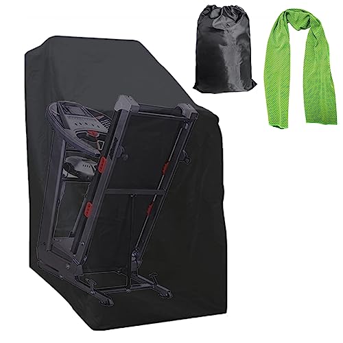 Image of Large Treadmill cover waterproof outdoor,Cover for Folding treadmill, Running machine,Exercise Workout Equipment Protective Dustproof