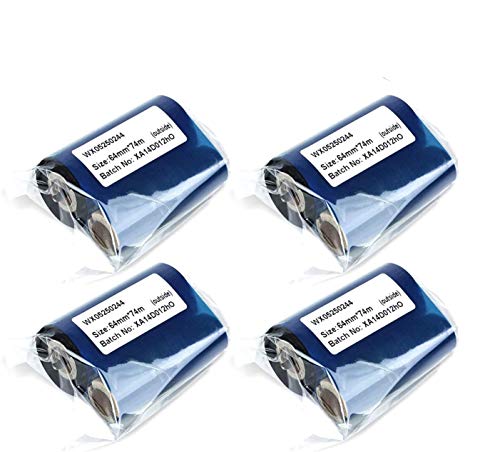 Cintas de transferencia térmica cera negras 4 unidades miniatura 1