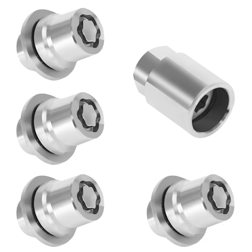Image of Wheel Lock Lug Nut Set M12 x 1.5 Anti Theft Car Wheel Lock Lug Nuts Fit for Toyota Avalon Camry Corolla Mirai Prius Sienna Tacoma Lexus ES350 IS250 NX200T RX350 Replace 00276-00900